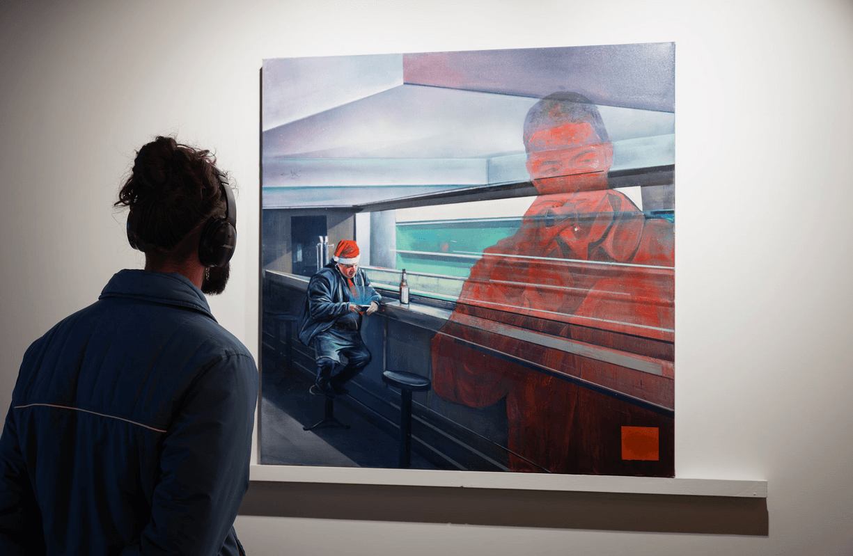 Soirée de vernissage à la galerie du 3ème Cercle, Paris 11