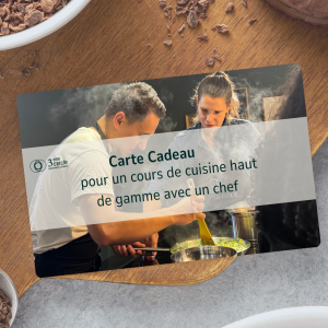 Carte cadeau dîner avec le chef