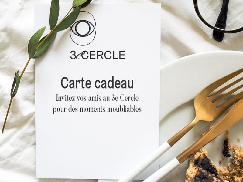 Carte cadeau 3e Cercle